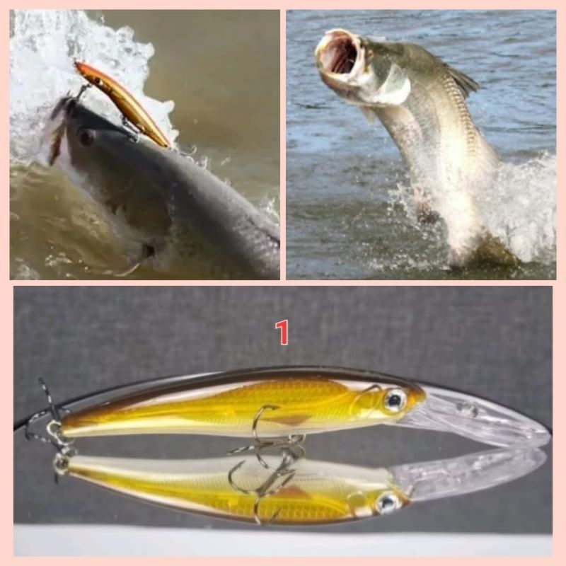 Umpan Casting Troling Lure Minnow 17cm 30gram