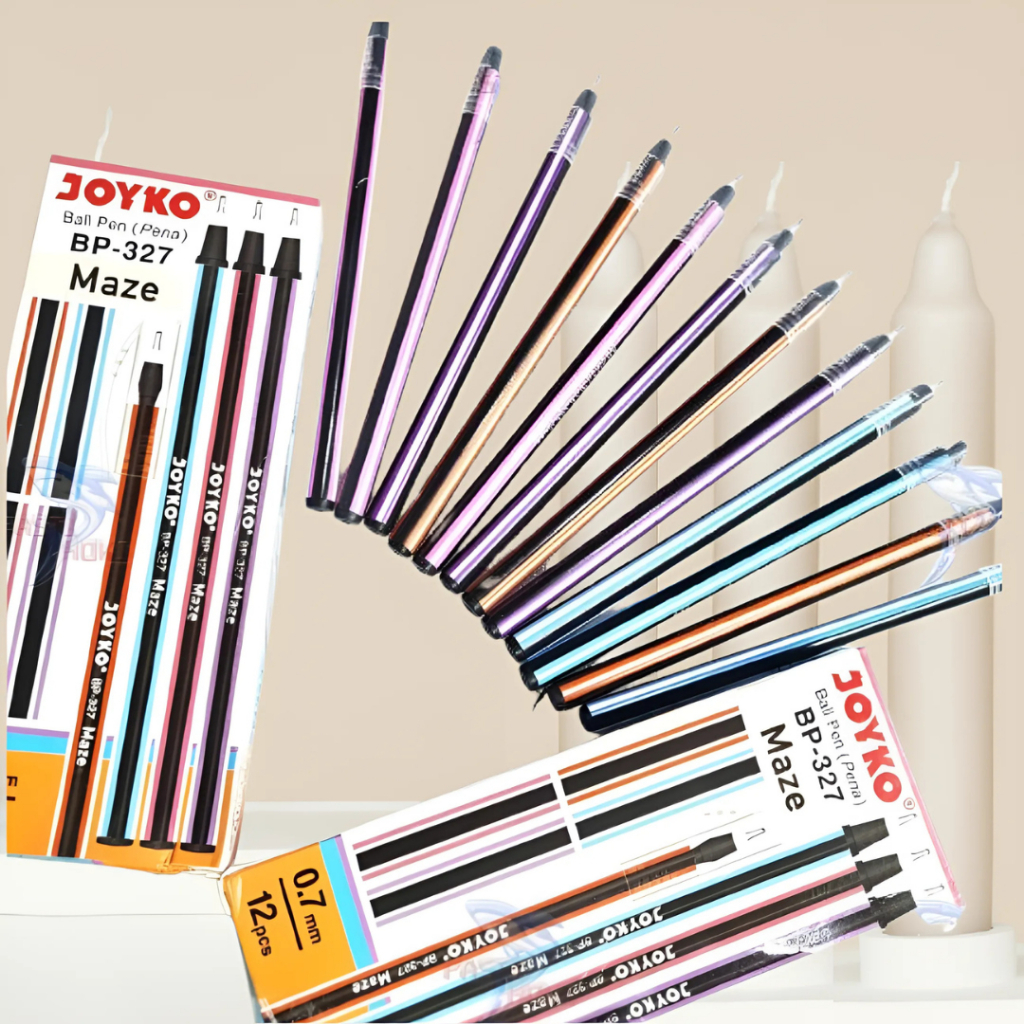 

Pulpen Joyko BP-327 Maze 0.7 mm Isi (12 Pcs)