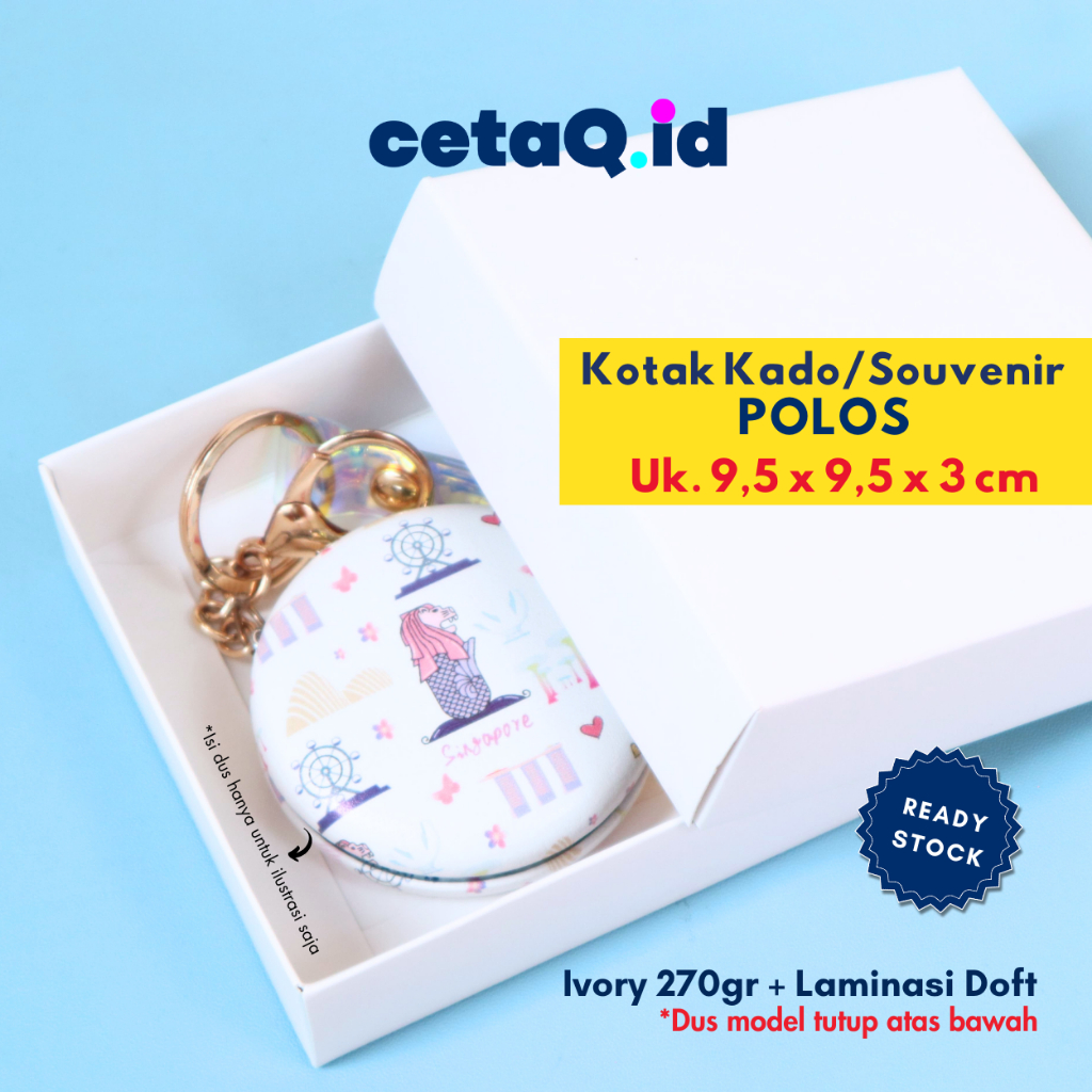

Cetaq.id Kotak Kado Gift Box POLOS, Dus Souvenir hadiah, aesthetic premium, cetak stiker cromo vinyl
