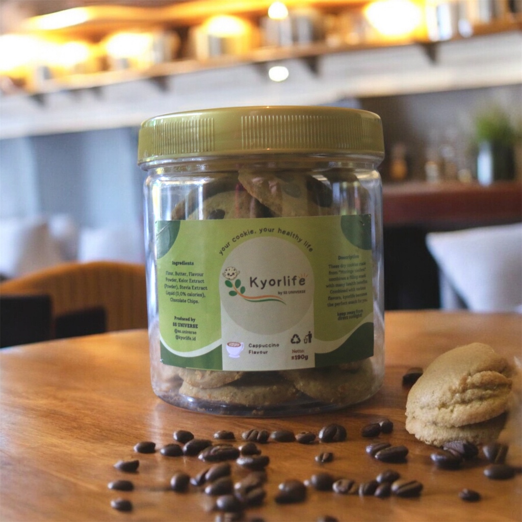 

KYORLIFE Rasa Cappuccino - Cookies Sehat Herbal Alami Daun Kelor dengan 4 Varian Rasa (READY STOCK!)