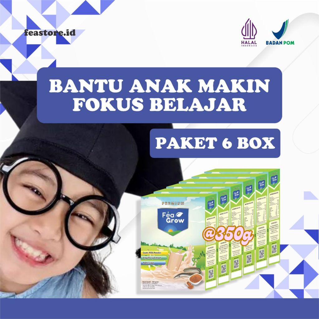 

Susu Kambing Etawa FaeGrow premium Dengan Kolostrum Dan Ekstrak Ikan Sidat Lebih enak & Bernutrisi