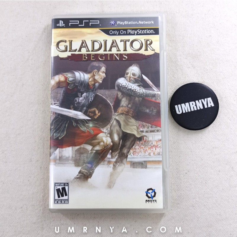 Kaset Game PSP UMD Gladiator Begins CD Disk PS Games Playstation Portable