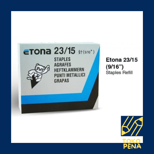 

ETONA isi staples 23/15 isi stapler kertas