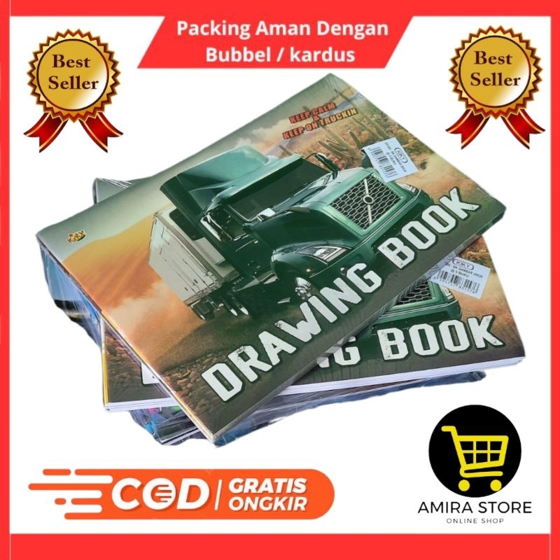 

Buku gambar DRAWING BOOK kiky 1 pack isi 5 buku