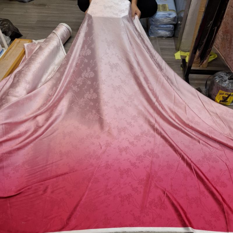 Kain Armani Gradasi Motif || Bahan Gradasi Motif