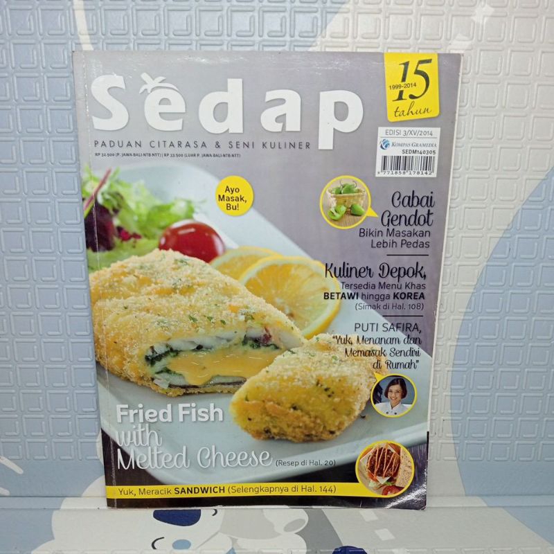 Majalah sedap Fried fish with melted cheese