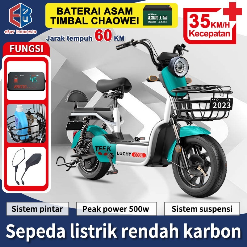 Sepeda Listrik/48V 12 A/Sepeda Listrik Dewasa / Sepeda Motor Listrik - Hitam