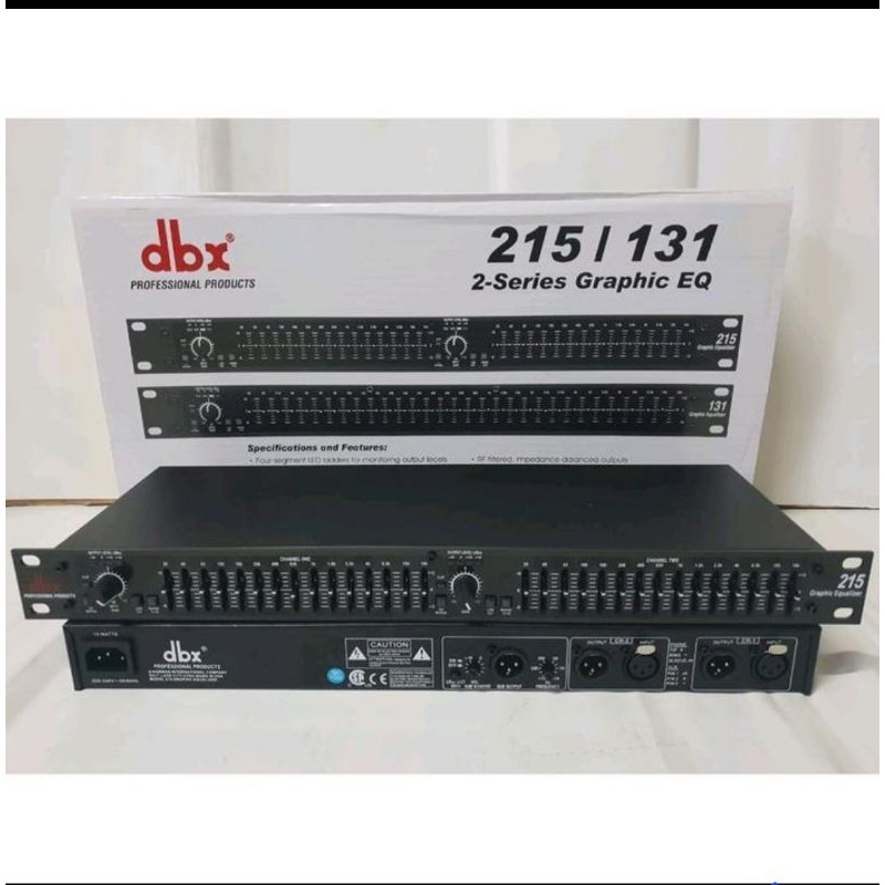 Equaliser DBX 215 Plus Output Subwoofer Grade A