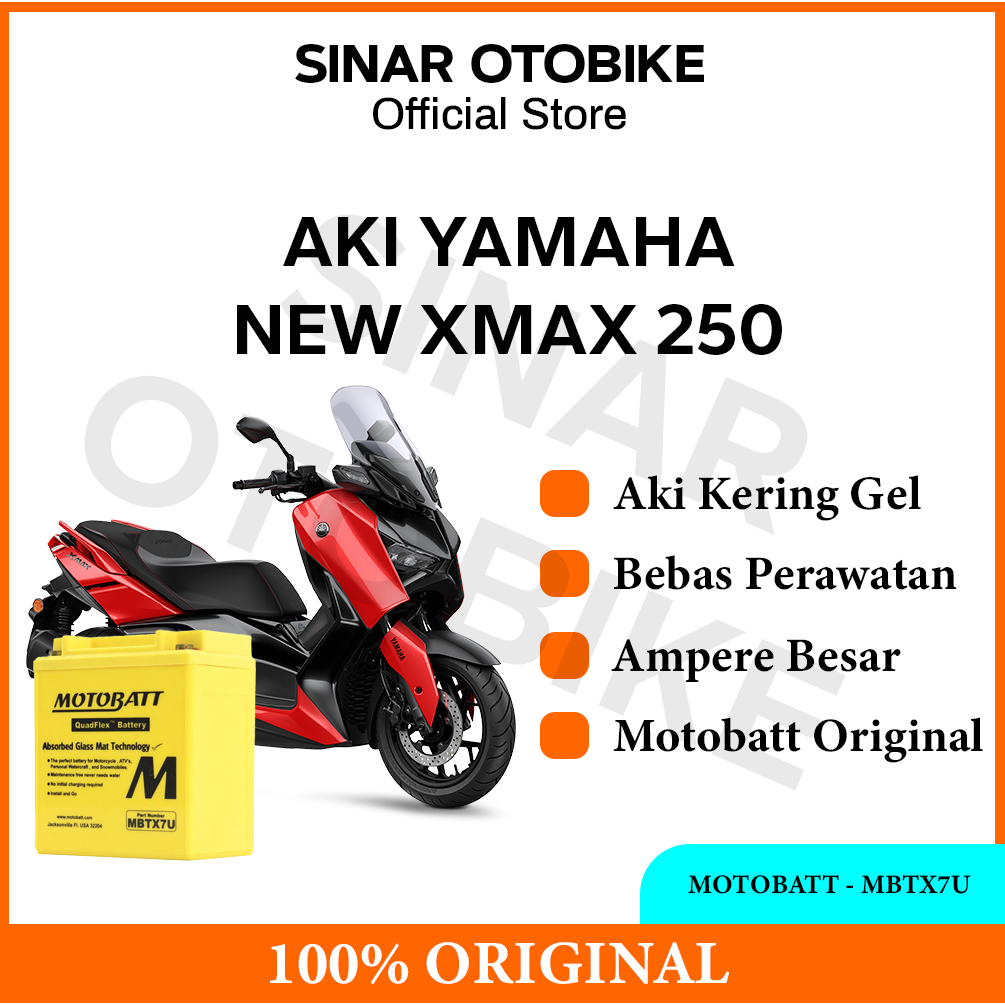 AKI NEW XMAX 250 MOTOBATT - MBTX7U