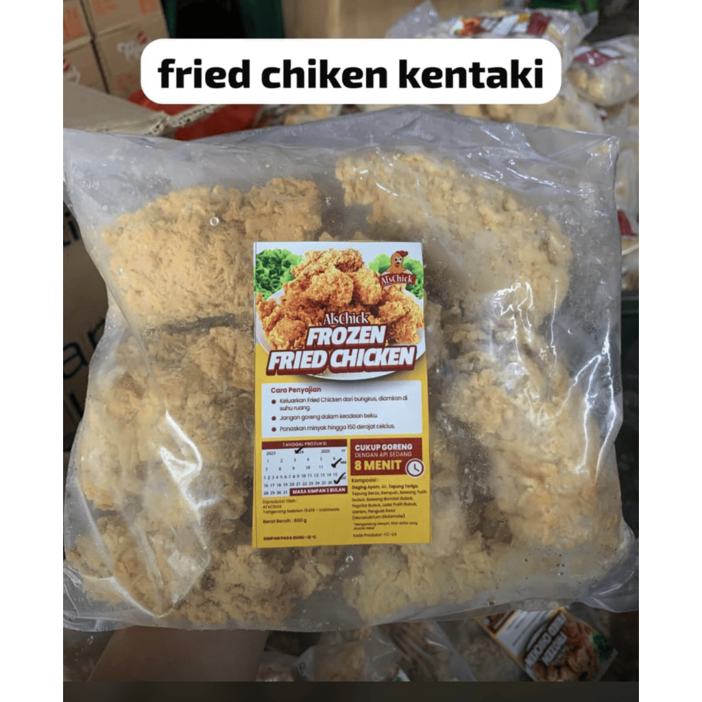 

Frozen Fried Chicken Krispi Ayam Goreng Tepung Praktis Siap Saji Goreng Renyah & Gurih