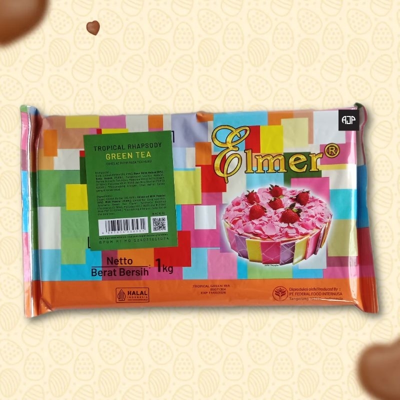 

Elmer Chocolate Compound Tropical Green Tea 1 kg