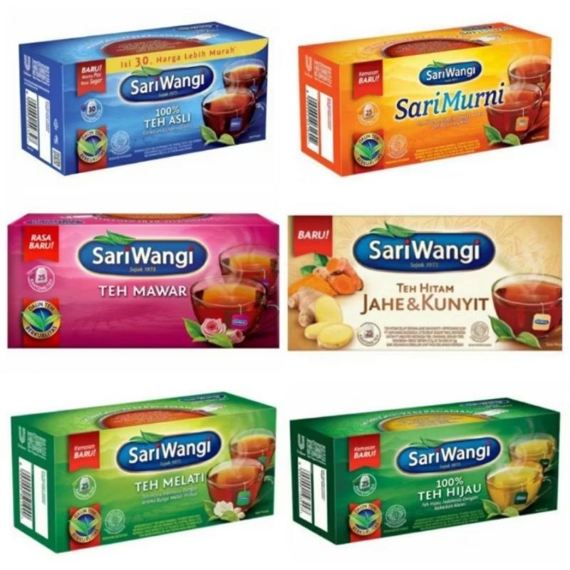 

SARIWANGI TEH CELUP DUS (25S, 50S)