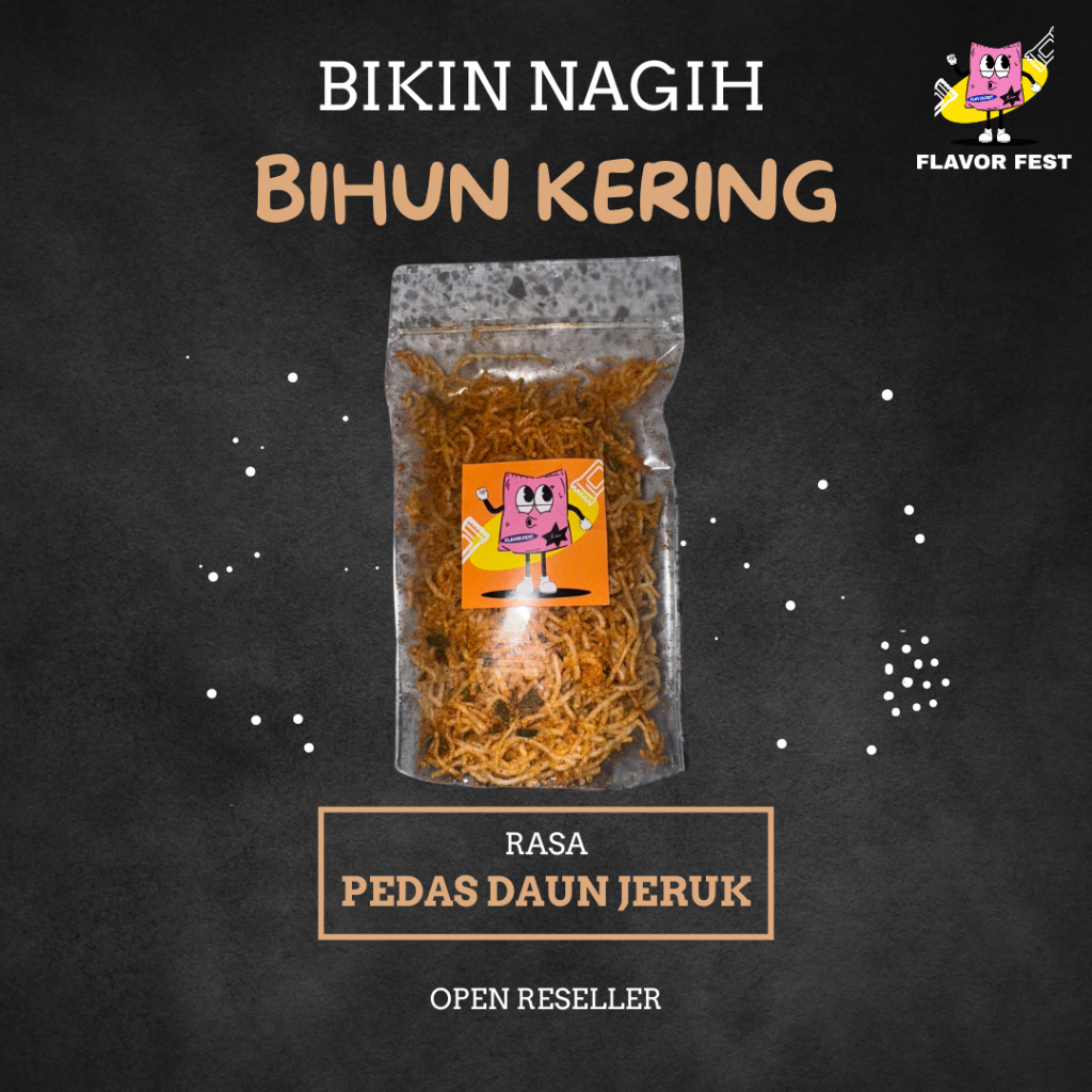

(TERMURAH) Rasa Pedas Daun Jeruk Bikin Nagih Bihun Kering