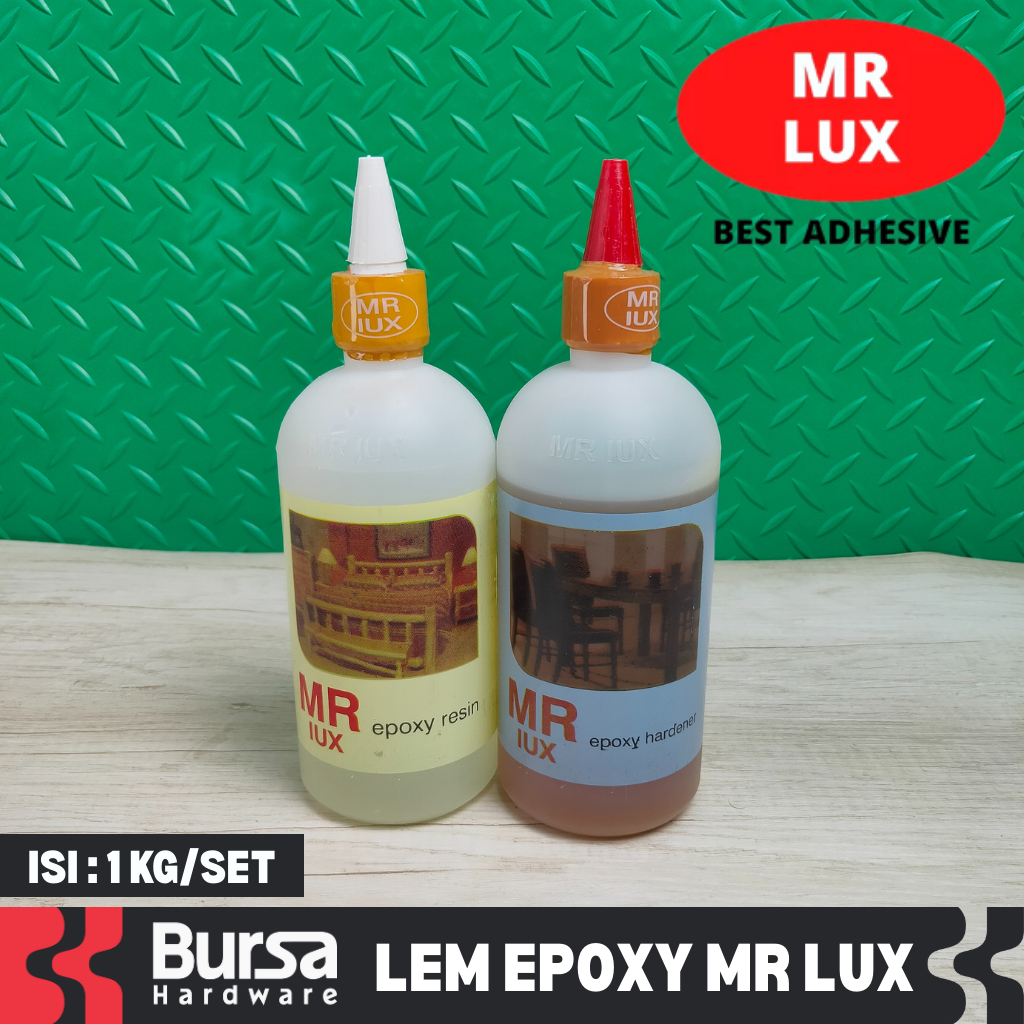 Lem EPOXY 1 Kg Set Resin Hardener MR LUX