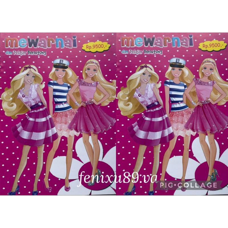 Buku Mewarnai Barbie Jumbo hvs