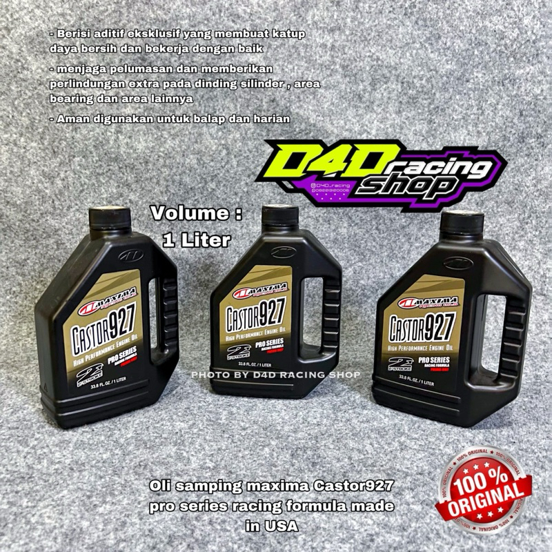 OLI SAMPING CASTOR 927 MAXIMA OLI SAMPING ORIGINAL 2TAK