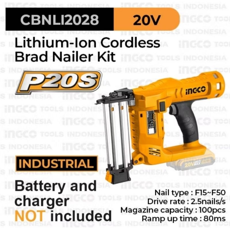 Nailer cordless ingco unit only