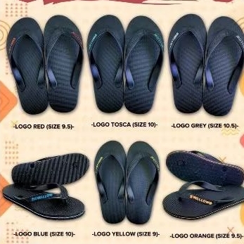 Swallow black Diamond/ swallow sandal jepit pria wanita/swallow hitam