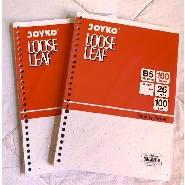 

Kertas Binder Loose Leaf B5 A5 Joyko