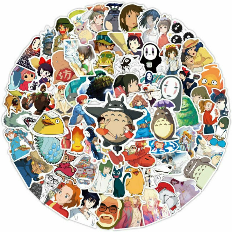 

Stiker Pack Ghibli Sticker Ghibli Stiker Helm Stiker Laptop Stiker Koper Stiker Terbaru Tumblr Stiker HP, Aksesoris Hp , Anti Air