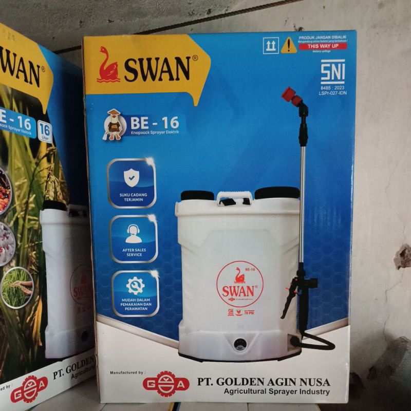 SWAN BE 16 ELEKTRIK/SPRAYER SWAN BE 16/SWAN BE 16 SPRAYER  ELEKTRIK ORIGINAL KAPASITAS 16 Liter