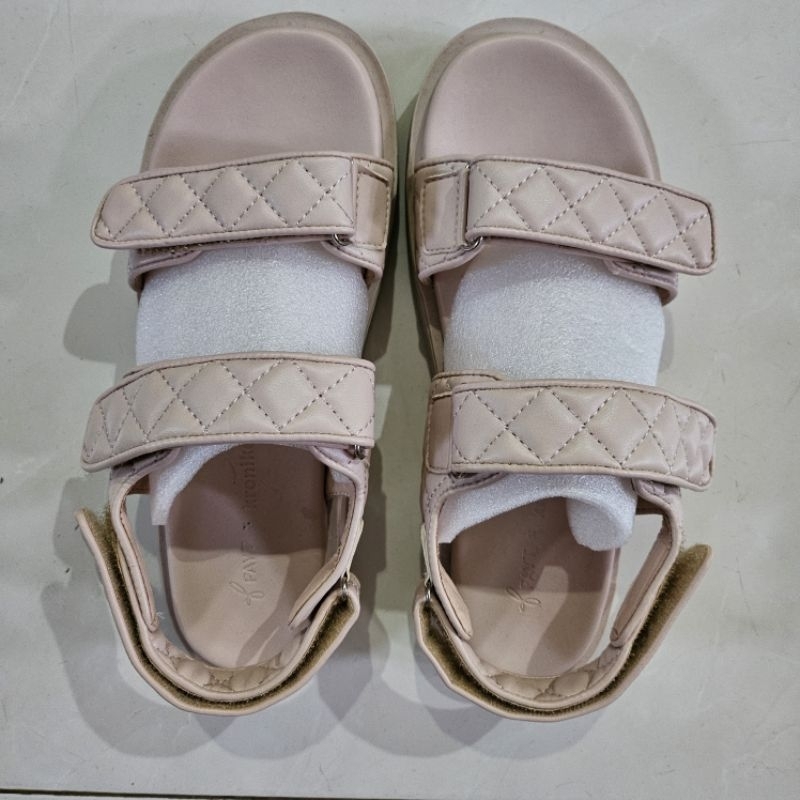 FAYT ECRU SEPATU SENDAL PRELOVED SECOND BEKAS NUDE SIZE 40