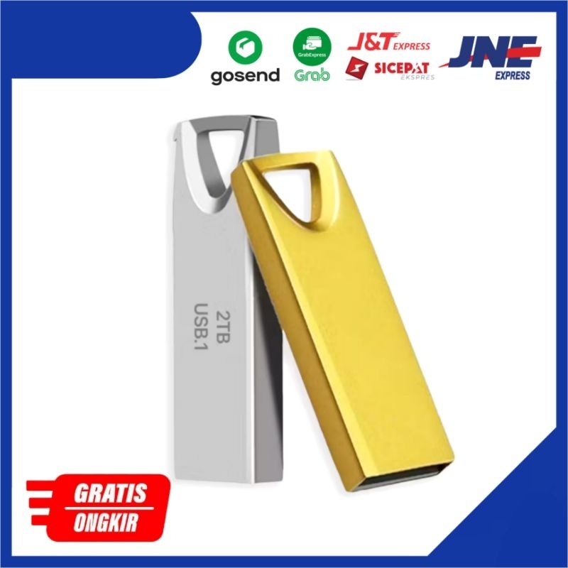 Flashdisk 2TB USB 3.0 Metal – High Speed, Kapasitas Besar untuk Laptop, PC, TV & Audio Mobil