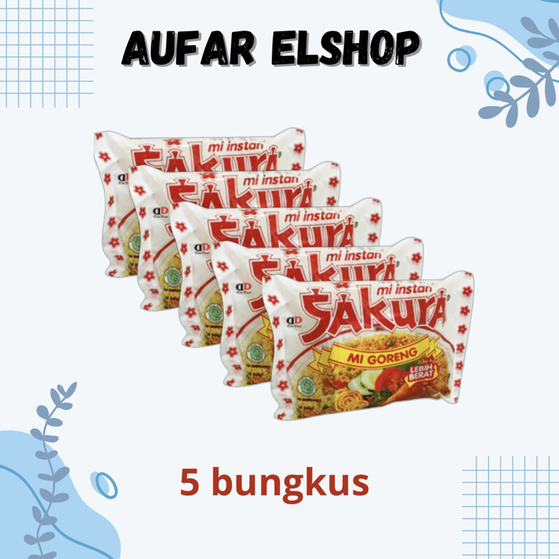 

PAKET 5 BUNGKUS MIE SAKURA