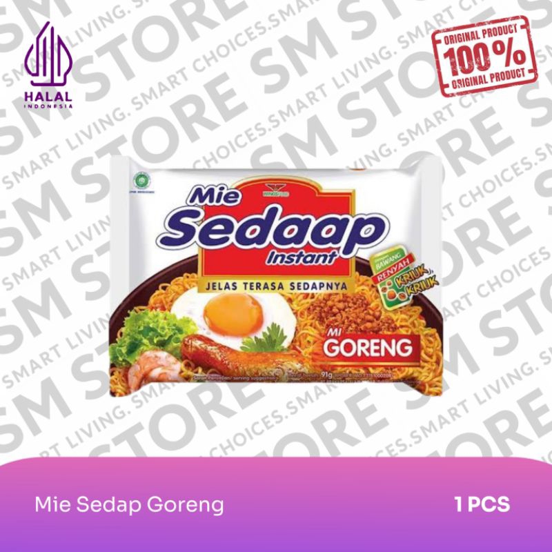 

Mie Sedap Goreng - Mie Instan 1 Pcs