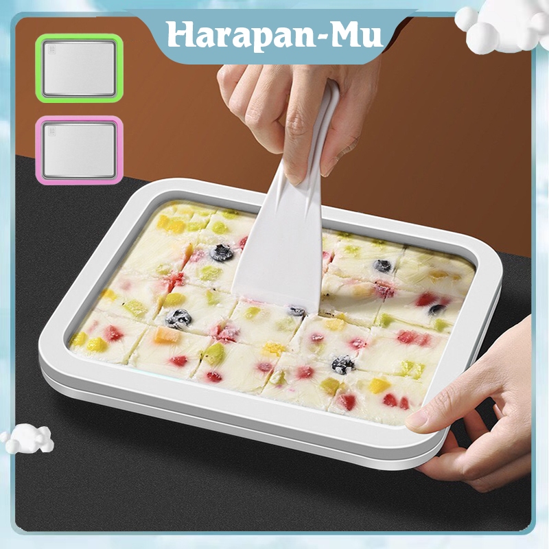 Alat Pembuat Es Krim Roll Yogurt Fried Ice Pan Alat Pembuat Ice Cream Dan Yogurt Es Krim