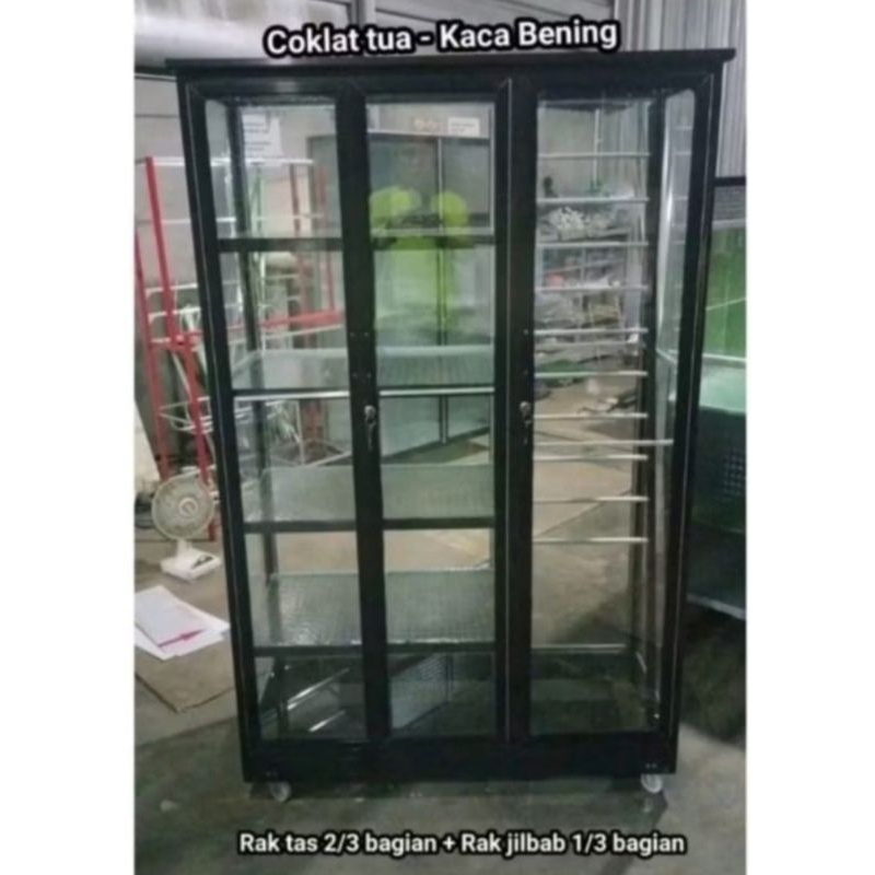 Almari Tas+Jilbab P3 Alumunium