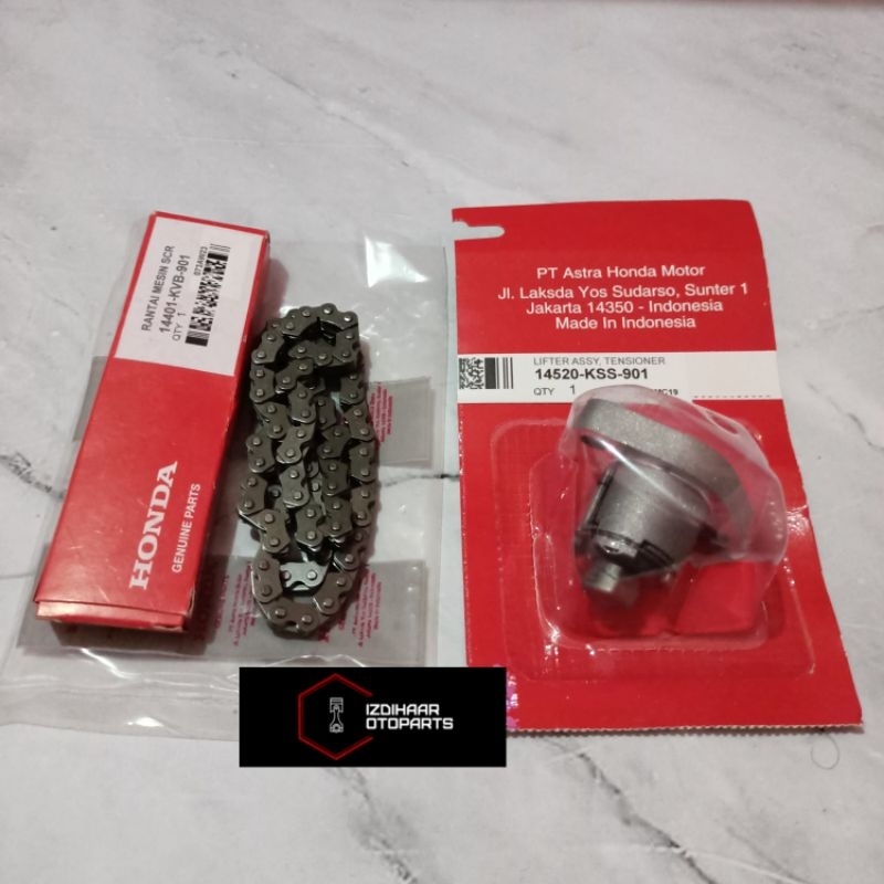 Rantai keteng Rantai Kamprat mesin plus Tonjokan keteng Honda CS1 CS ONE