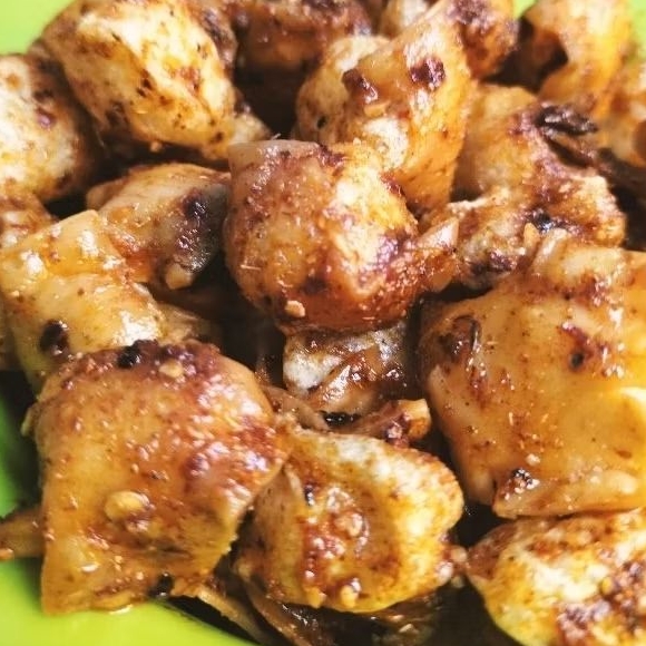 

500gr Siomay kering pedas Bumbu Chili oil/ Siomay kerikil/ Batagor mini