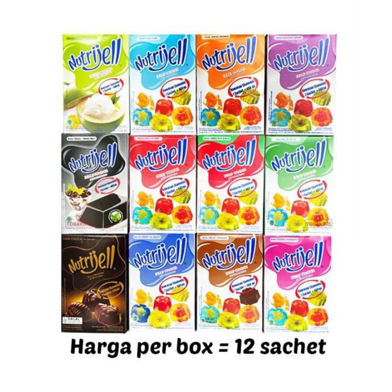 

Nutrijel - Agar - Pudding - Jelly || Kemasan Pack