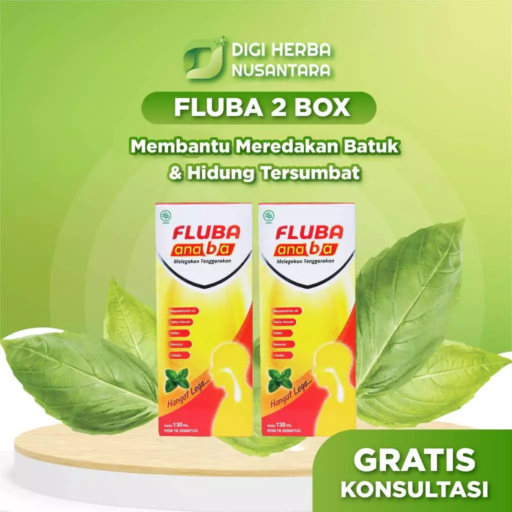 

PAKET HEMAT 2PCS FLUBA ANABA ORIGINAL ISI 130ML - MADU BATUK ATASI FLU & BATUK