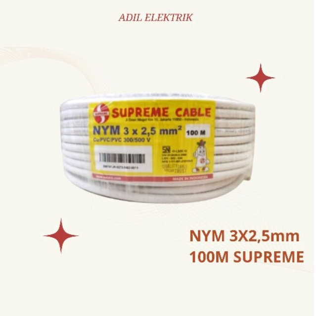 KABEL NYM 3X2,5 SUPREME 100 METER