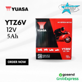 AKI Motor Yuasa YTZ6V Accu Vario Beat scoopy Mio Fino Soul Revo Vega