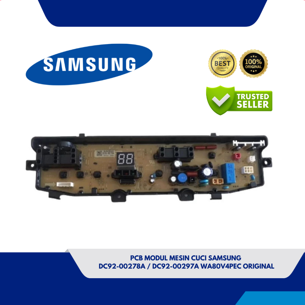 PCB MODUL MESIN CUCI SAMSUNG WA80V4PEC WA70V4 ORIGINAL DC92-00278A / DC92-00297A