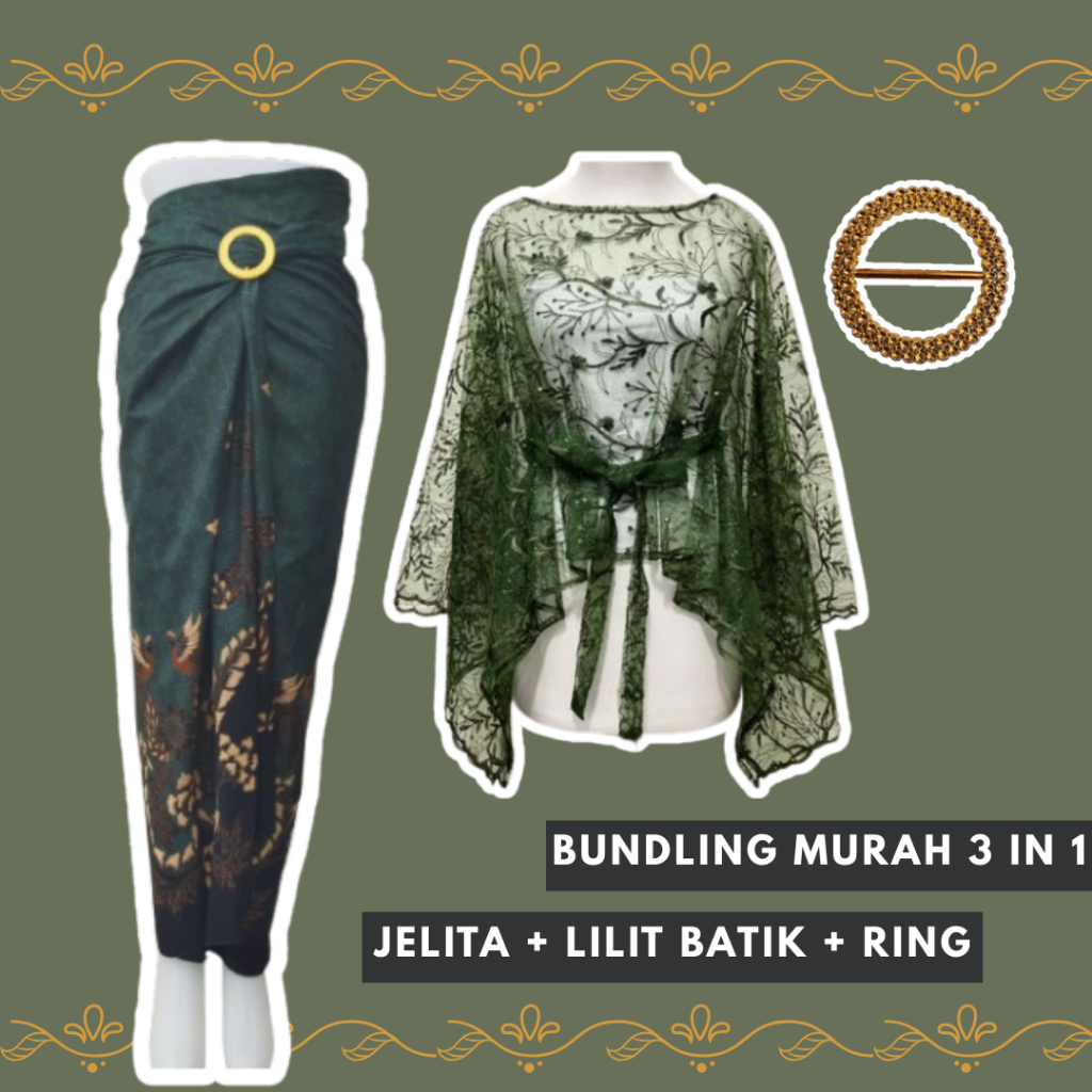 SET KEBAYA FLOY BROKAT KUTU BARU JUMBO KEBAYA BUSUI FRIENDLY MODERN BAJU WANITA PESTA SETELAN KEBAYA