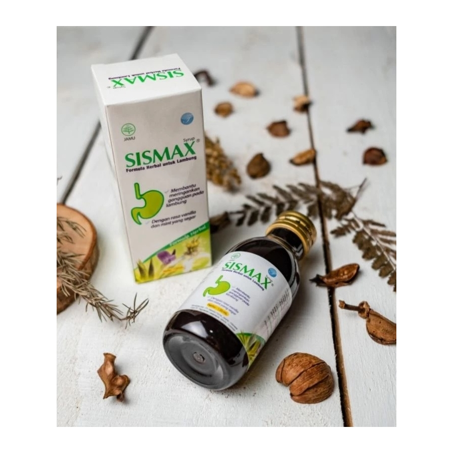 EXP: JAN 26 SISMAX SYRUP 120ML UKURAN BESAR (SYRUP HERBAL UNTUK MAAG DAN ASAM LAMBUNG)