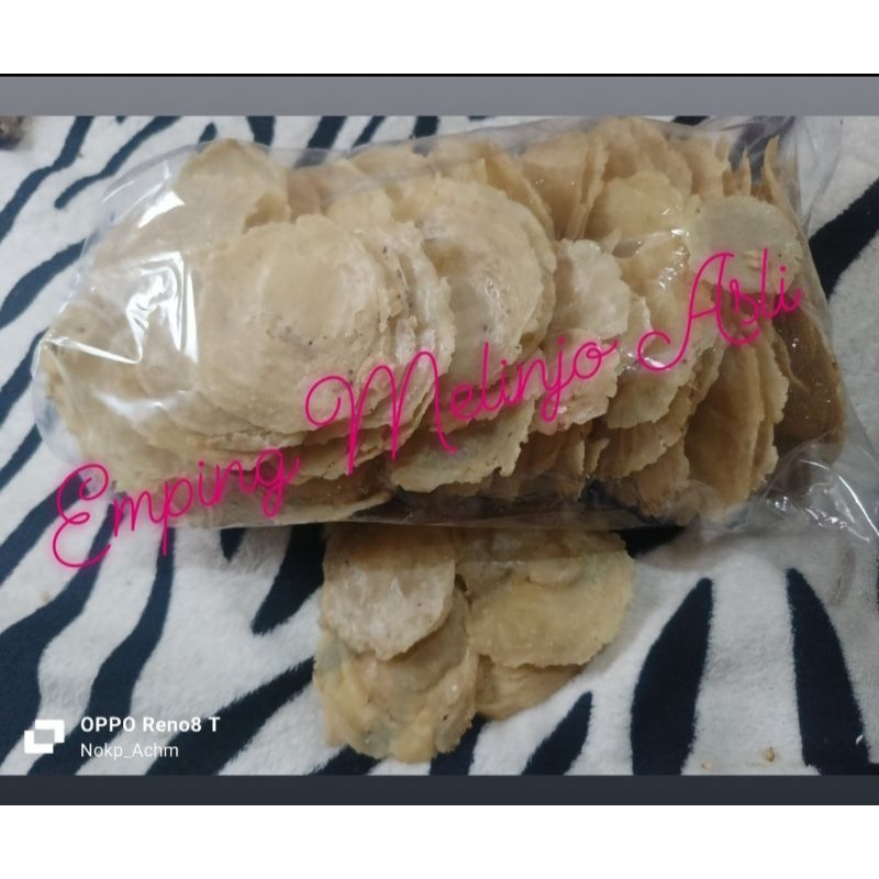 

Emping Melinjo Asli Cirebon ukuran besar tebal isi 250gr