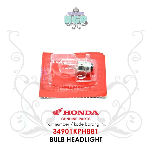 Bohlam Depan Karisma (Bulb Headlight) Lampu - 34901KPH881