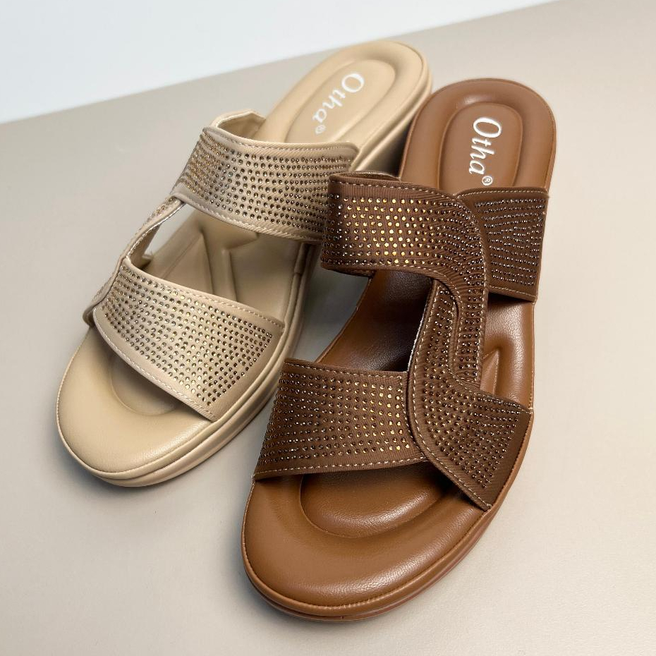 Otha Shoes - Wedges Sandal Wanita - H1160 OWK Tinggi HAK  -+ 5CM