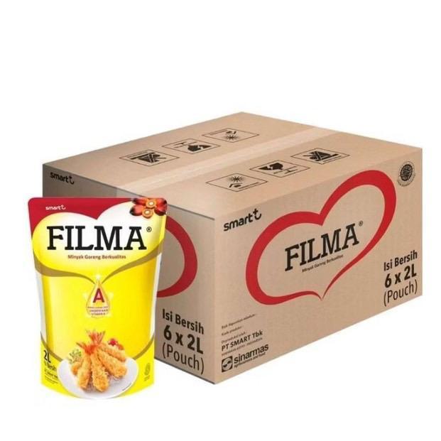

Minyak Goreng Filma 2 Liter – 1 Dus (Isi 6 Pouch, Expired 2027)