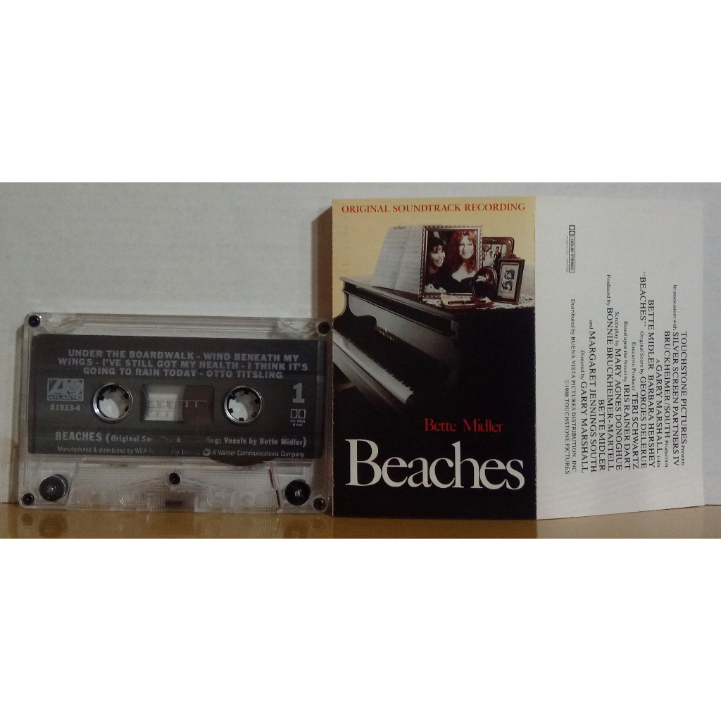 BETTE MIDLER - SOUNDTRACK BEACHES - Kaset Impor