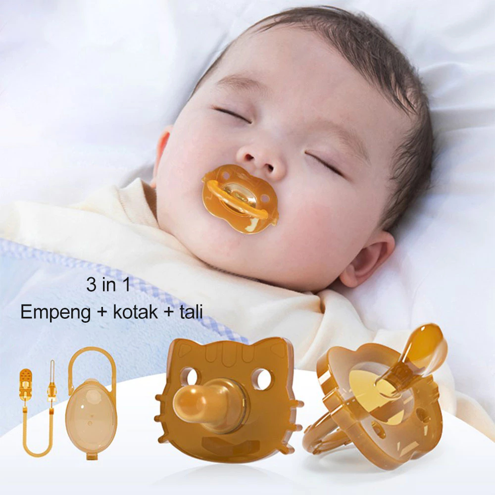 [READY BANDUNG] Dot Empeng Bayi Newborn/Empeng Bayi Silikon Lembut/Kompeng Bayi 0 6 Bulan