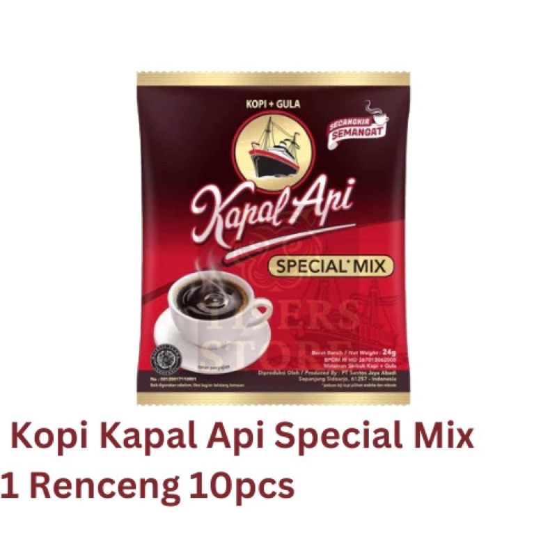 

Kopi Kapal Api Special Mix 1 Renceng / 10 Sachet