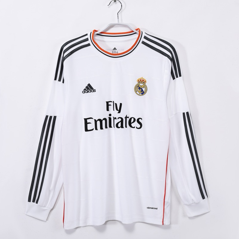 (RETRO LONG SLEEVE) JERSEY RETRO MADRID HOME 2014 LS GRADE ORI
