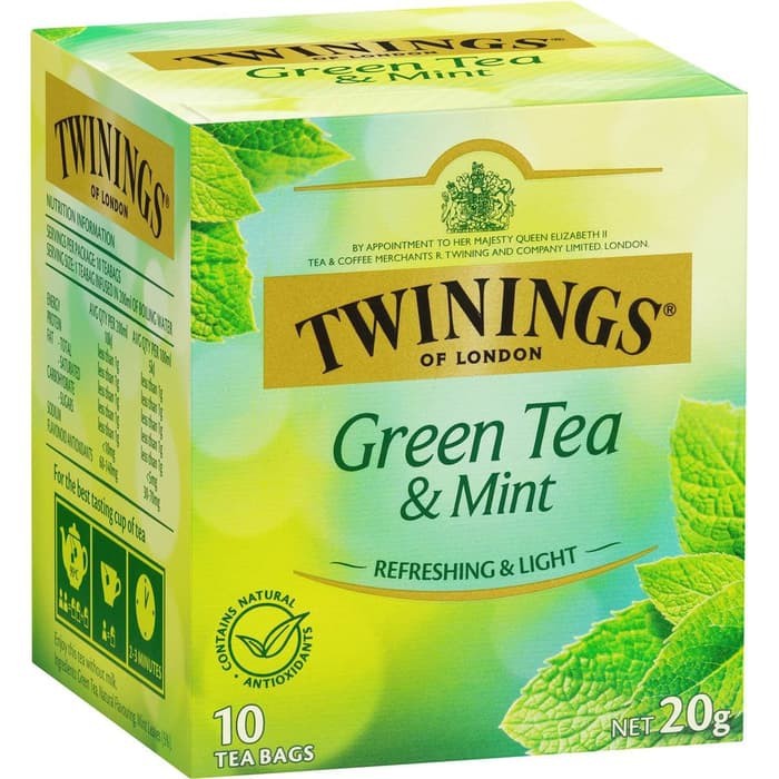 

Twinings Green Tea & Mint Tea Bags 10 pack