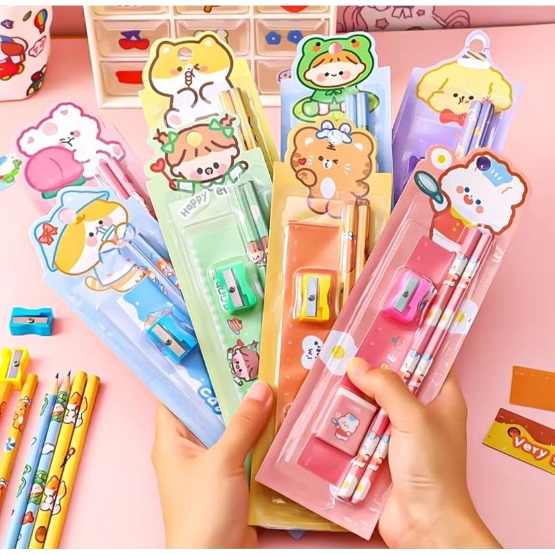 

Stationary Set 5 in 1 Karakter / Alat Tulis Sekolah Anak